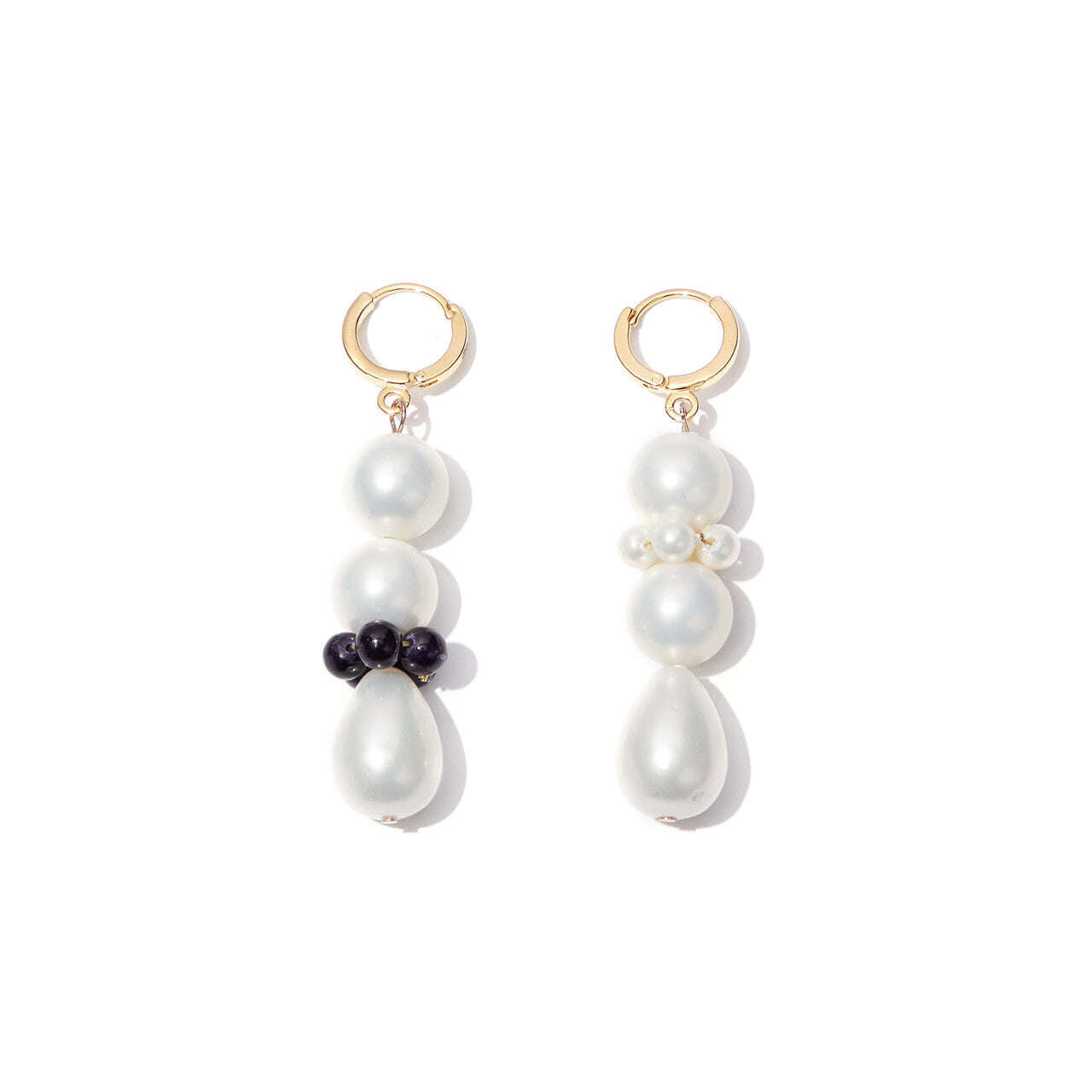 Pearl And Onyx Earrings Nolo Store