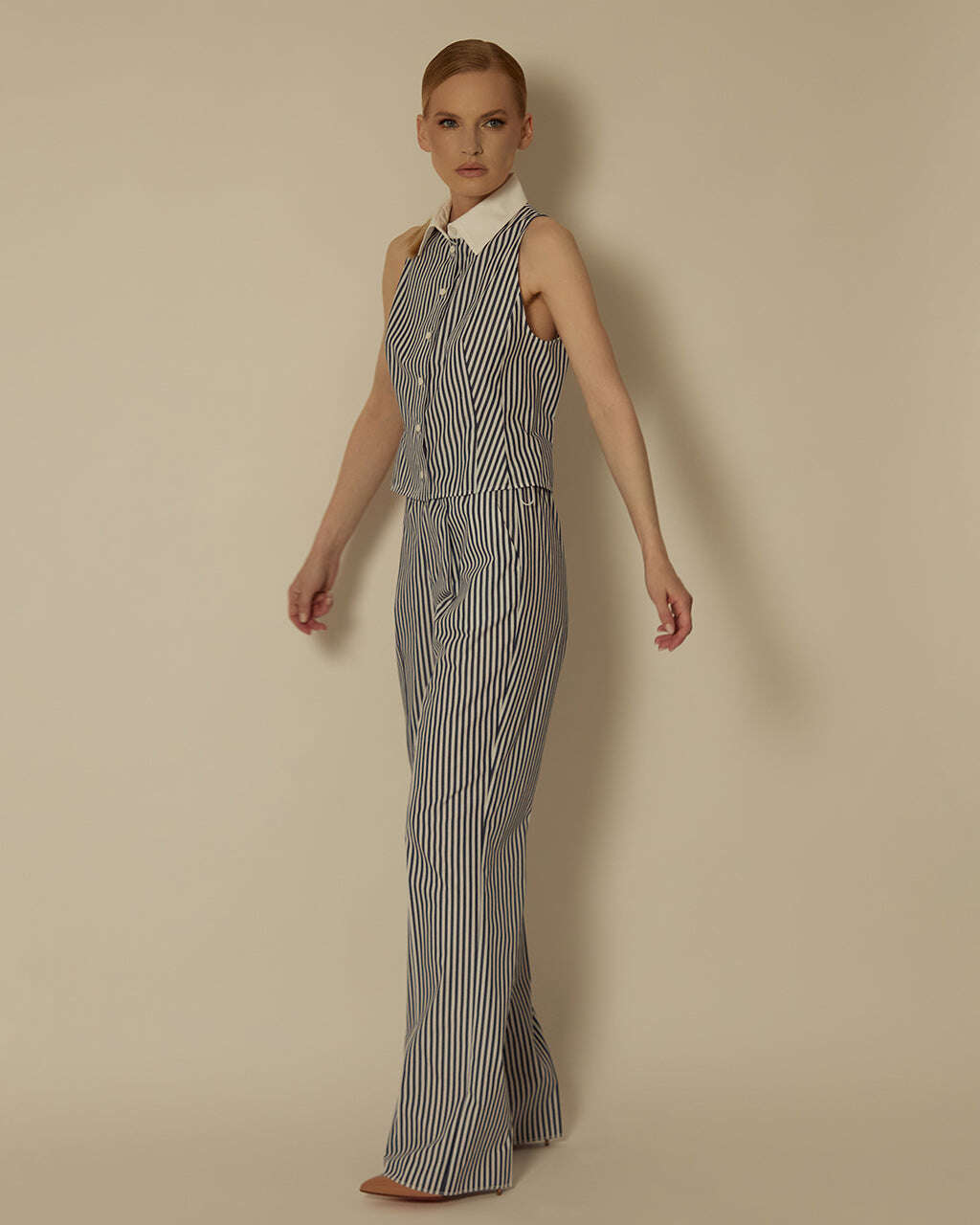 STRIPED STRAIGHT TROUSERS |KIARA Nolo Store