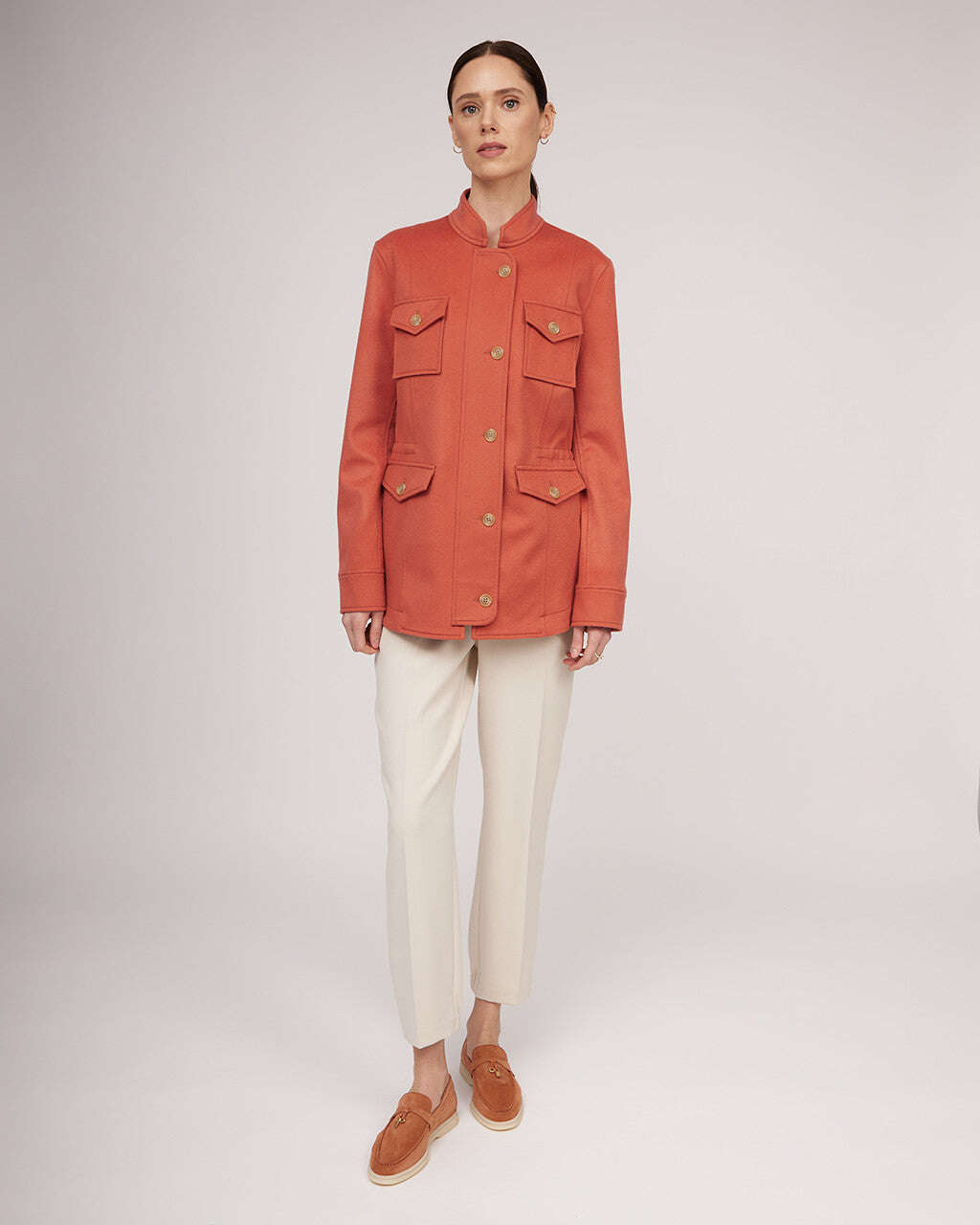 Short length classic trousers | LARA Nolo Store