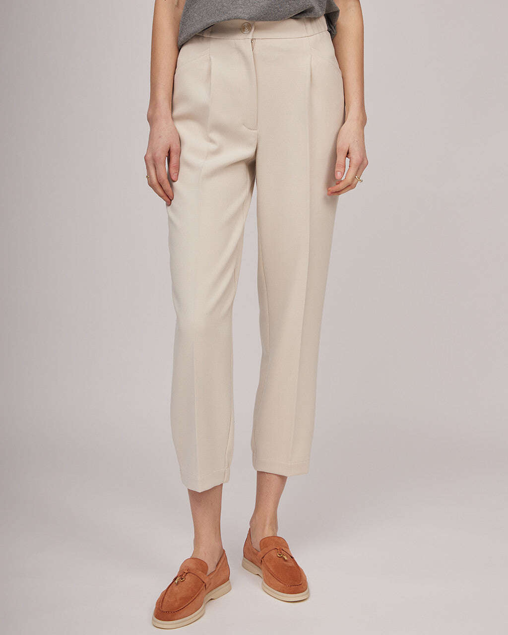 Short length classic trousers | LARA Nolo Store