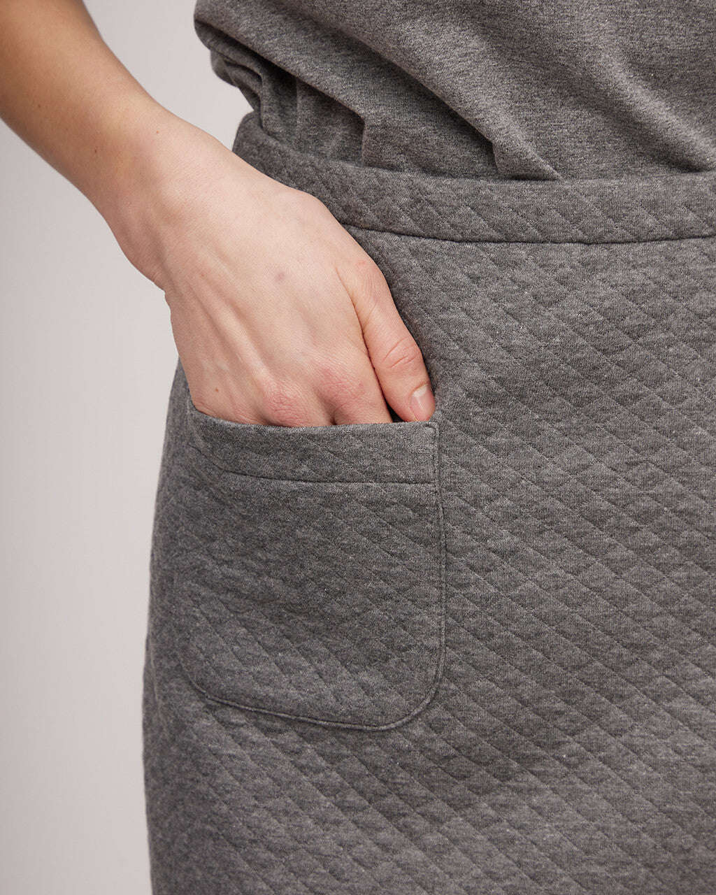 Grey knit mini skirt | RITA Nolo Store