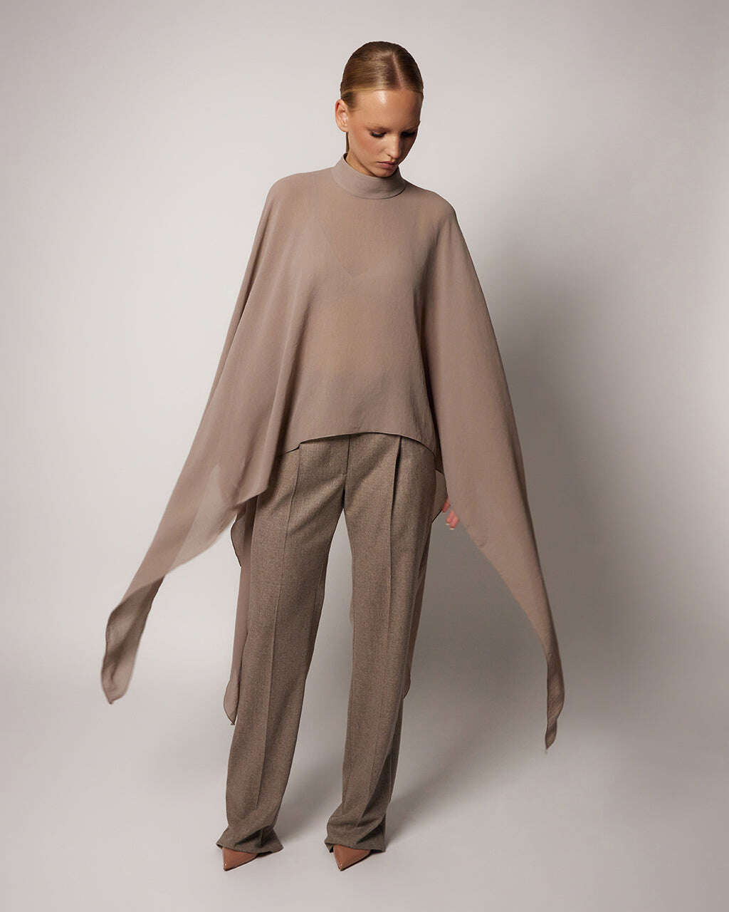 Oversize cape-blouse | MAFALDA Nolo Store