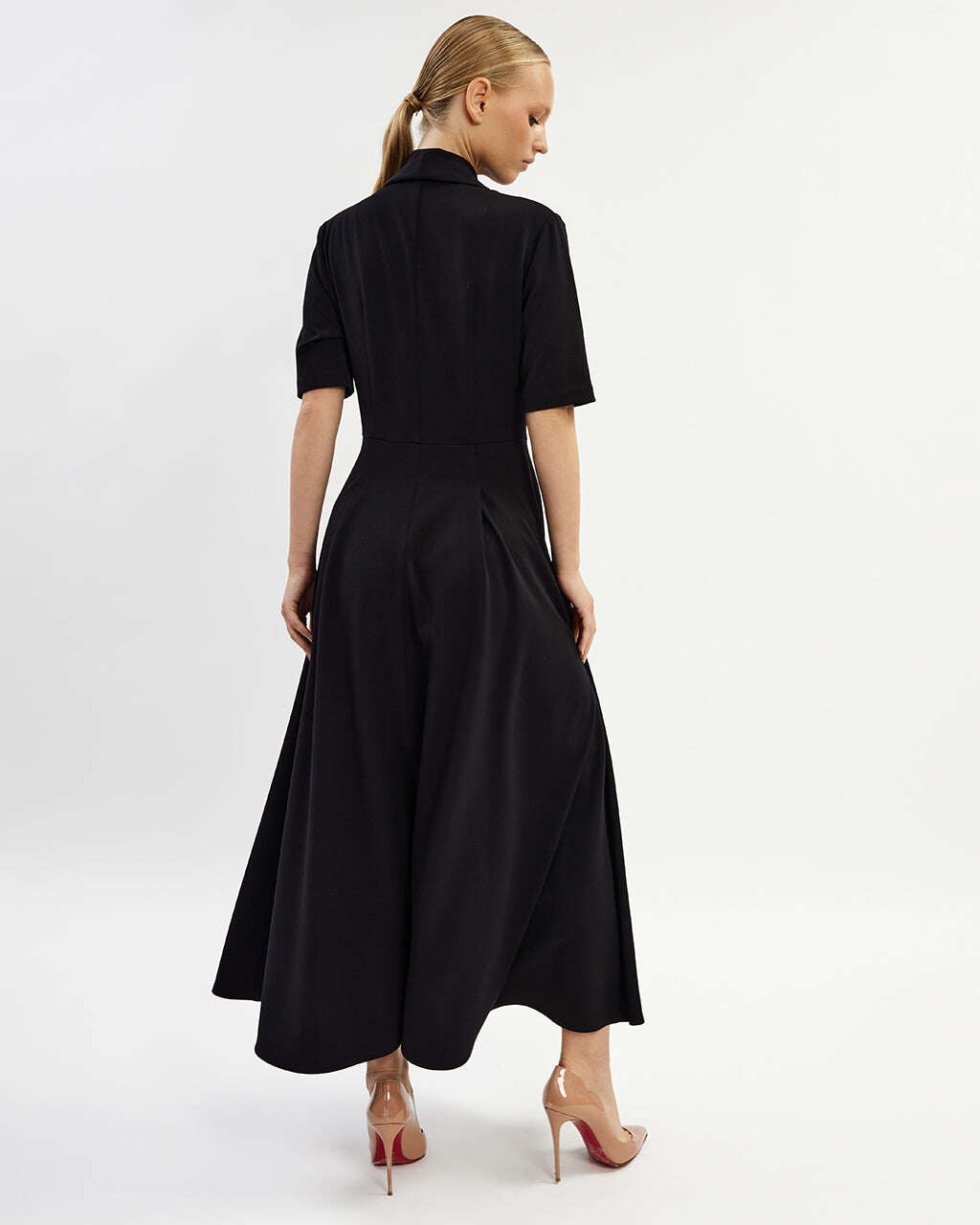 Black midi dress |MARTINA Nolo Store