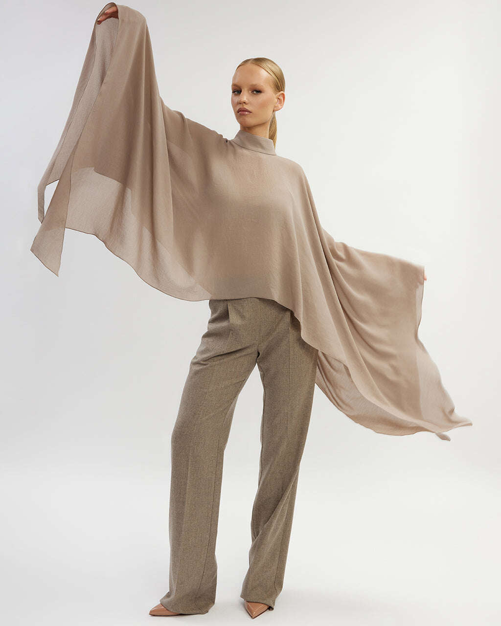 Oversize cape-blouse | MAFALDA Nolo Store