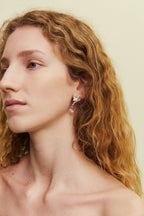 Glass Cut Stones Crystal Earrings