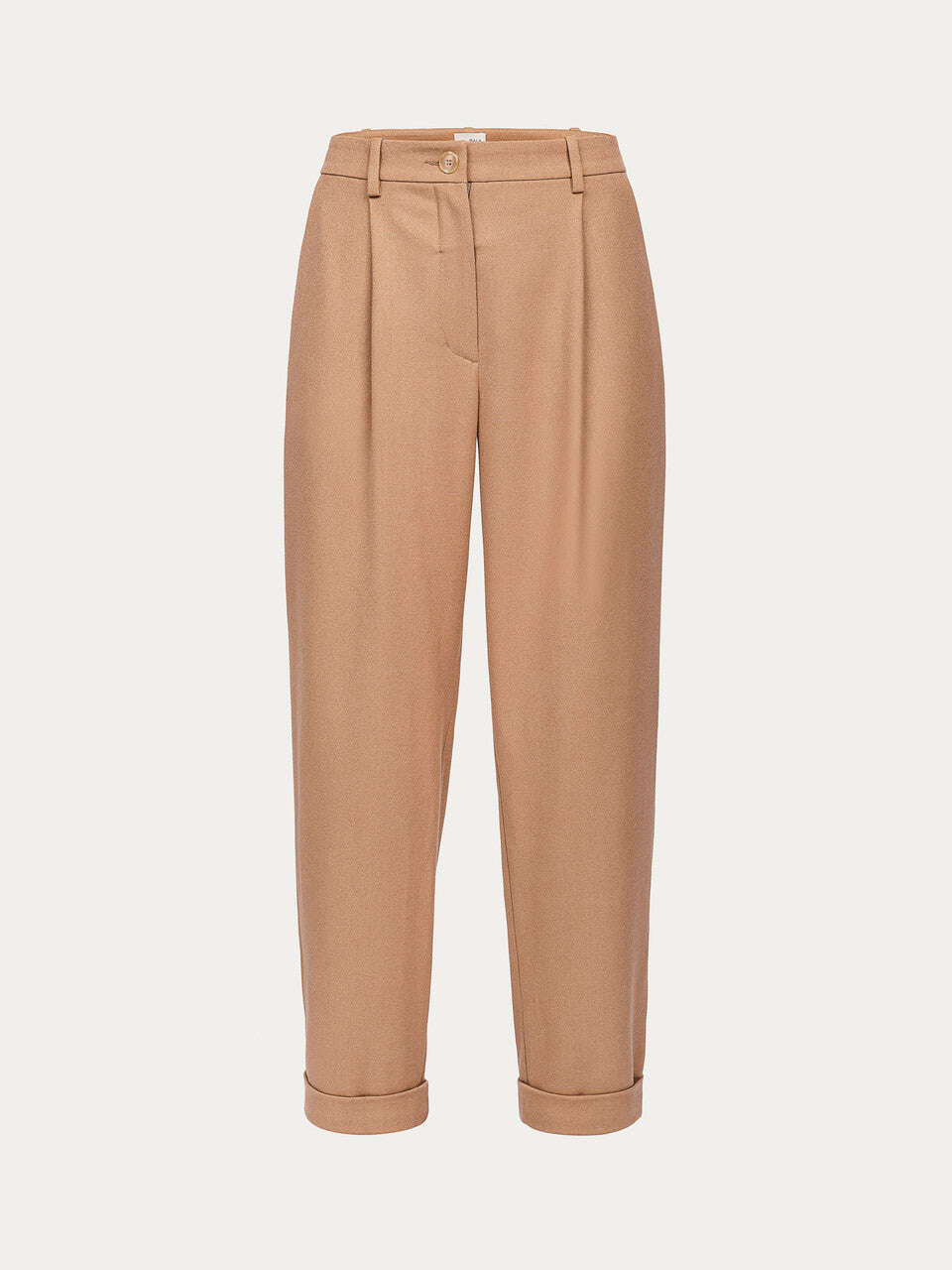 Camel-colored skinny pants | HIDIKI Nolo Store