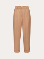 Camel-colored skinny pants | HIDIKI Nolo Store