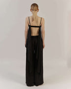 BLACK BACKLESS TOP | IDA Nolo Store