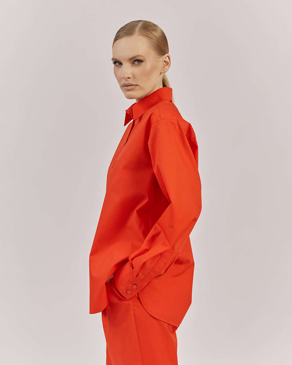 STRAIGHT FIT COTTON BLEND TROUSERS |KIARA Nolo Store