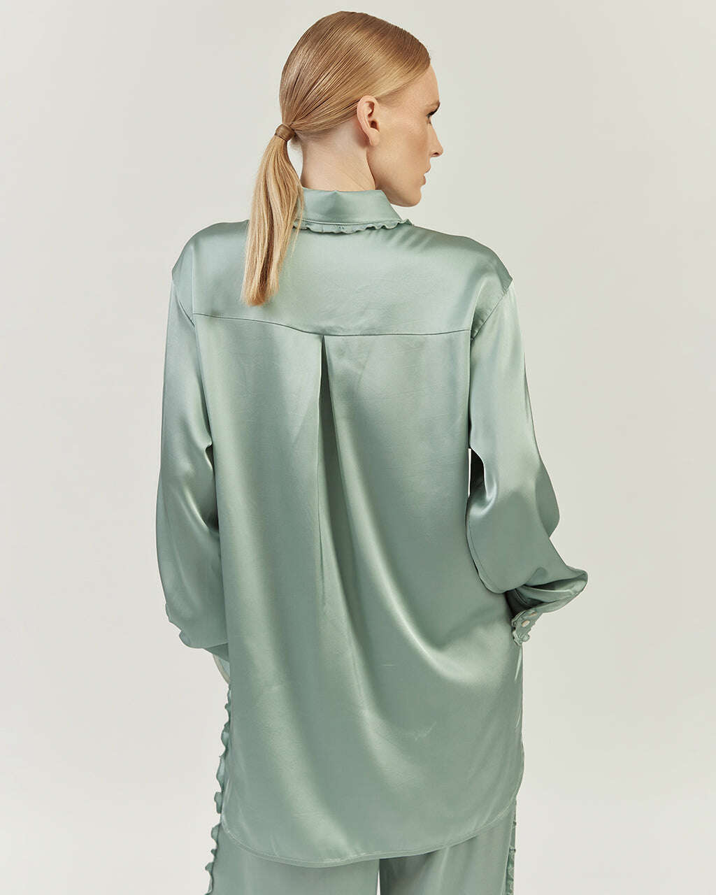 LONG SATIN BLOUSE | ROSELLA Nolo Store