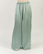 WIDE LEG SATIN JET TROUSERS |PERINA Nolo Store