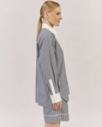 STRIPED COTTON BLEND SHIRT |SANTINA Nolo Store