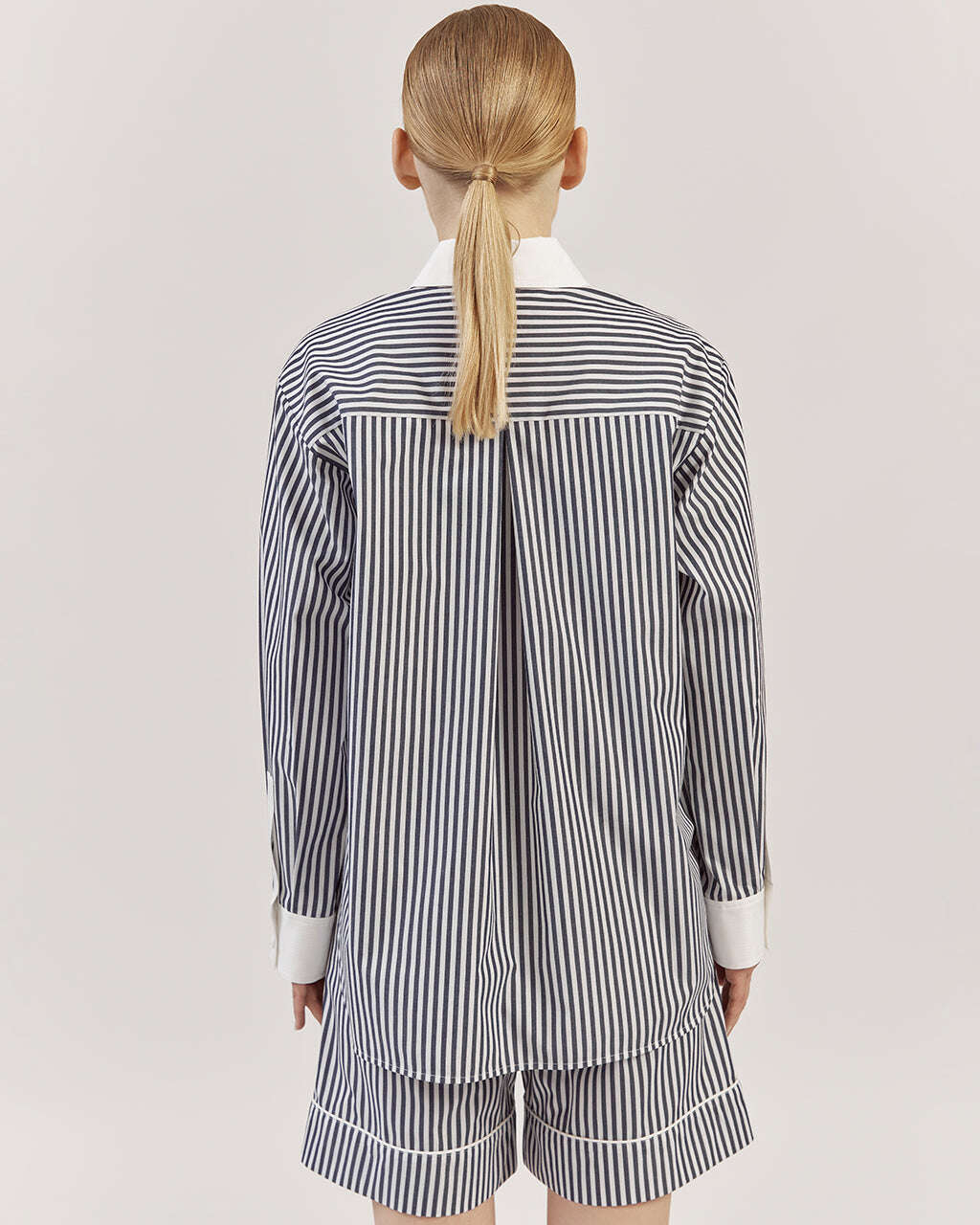 STRIPED COTTON BLEND SHIRT |SANTINA Nolo Store