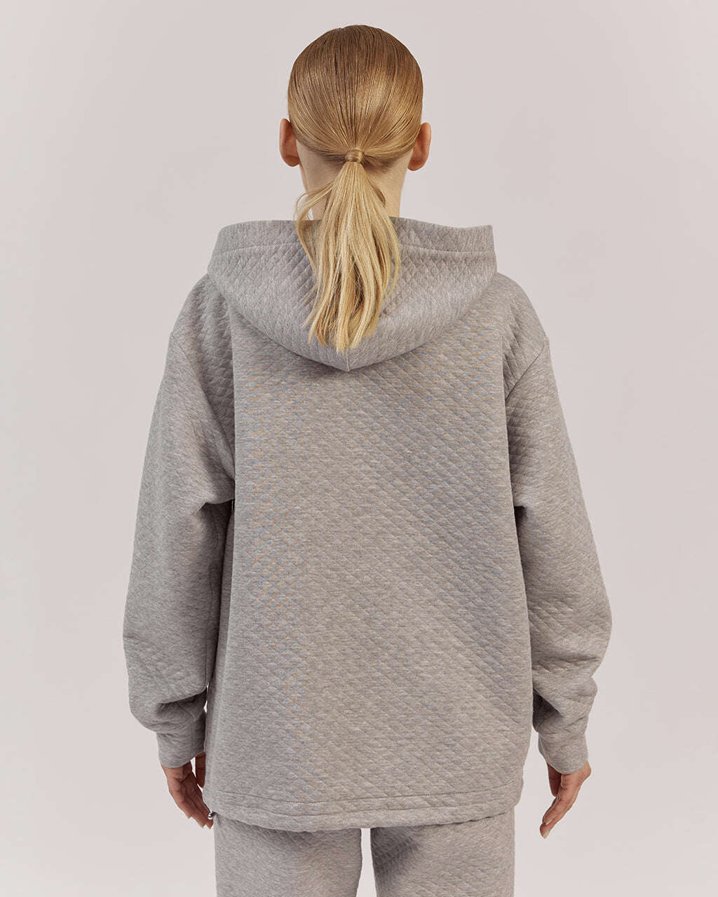 GREY ZIP-UP HOODIE |ILARIA Nolo Store