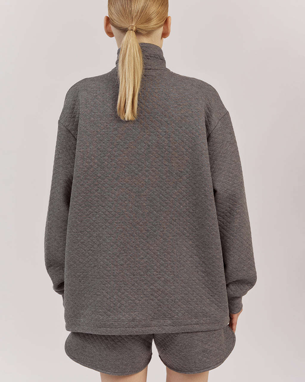OVERSIZE SWEATSHIRT WITH STAND UP ZIPPED |KATIA Nolo Store