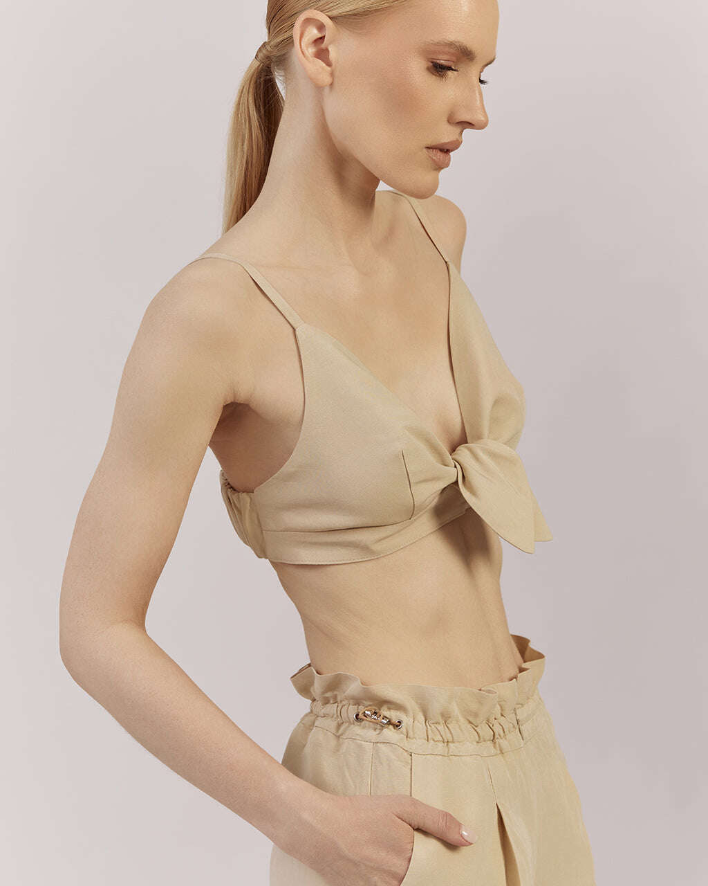 LINEN TOP WITH ADJUSTABLE STRAPS | IVA Nolo Store