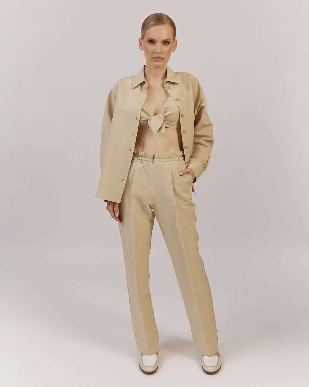 KIARA LINEN BLEND TROUSERS Nolo Store