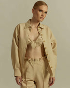 CLASSIC LINEN BLEND SHIRT | HILARIA Nolo Store