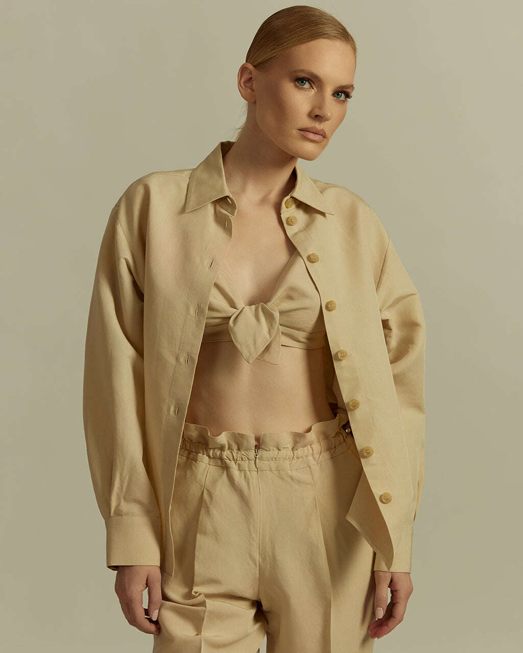 CLASSIC LINEN BLEND SHIRT | HILARIA Nolo Store