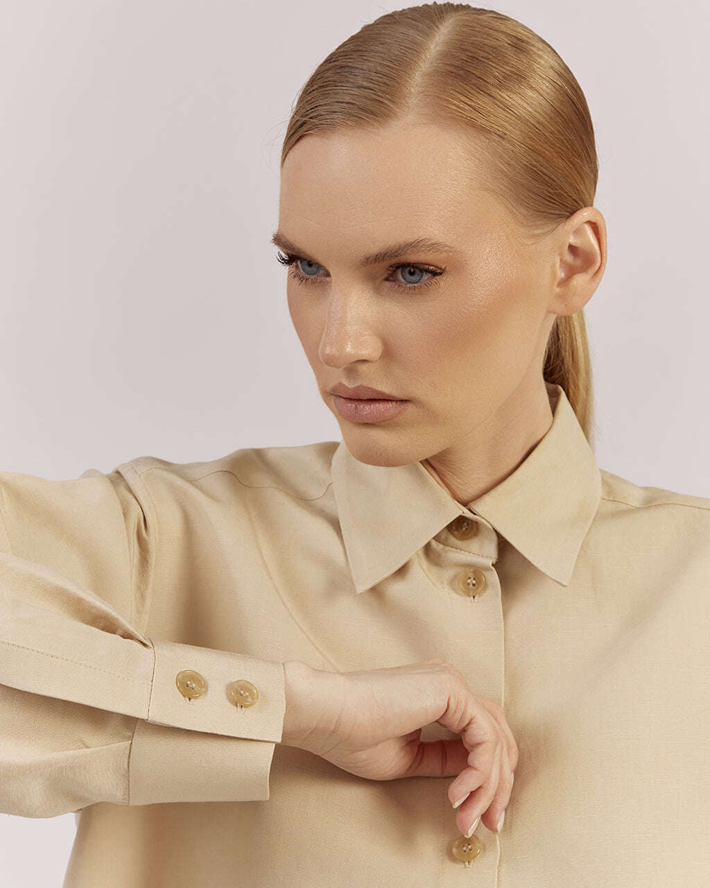 CLASSIC LINEN BLEND SHIRT | HILARIA Nolo Store