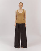 TEXTURED FITTED TOP |PAMELA