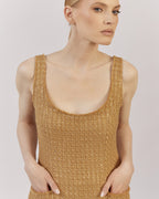 TEXTURED FITTED TOP |PAMELA