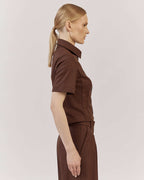 CROPPED SHIRT WITH SHORT SLEEVE |ELISA Nolo Store
