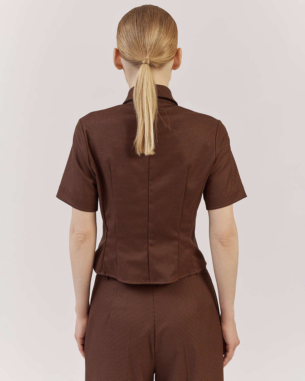 CROPPED SHIRT WITH SHORT SLEEVE |ELISA Nolo Store