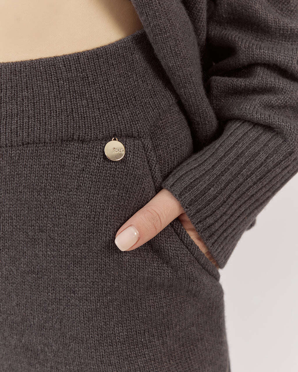 CASHMERE -WOOL BLEND TROUSERS |ORINA Nolo Store