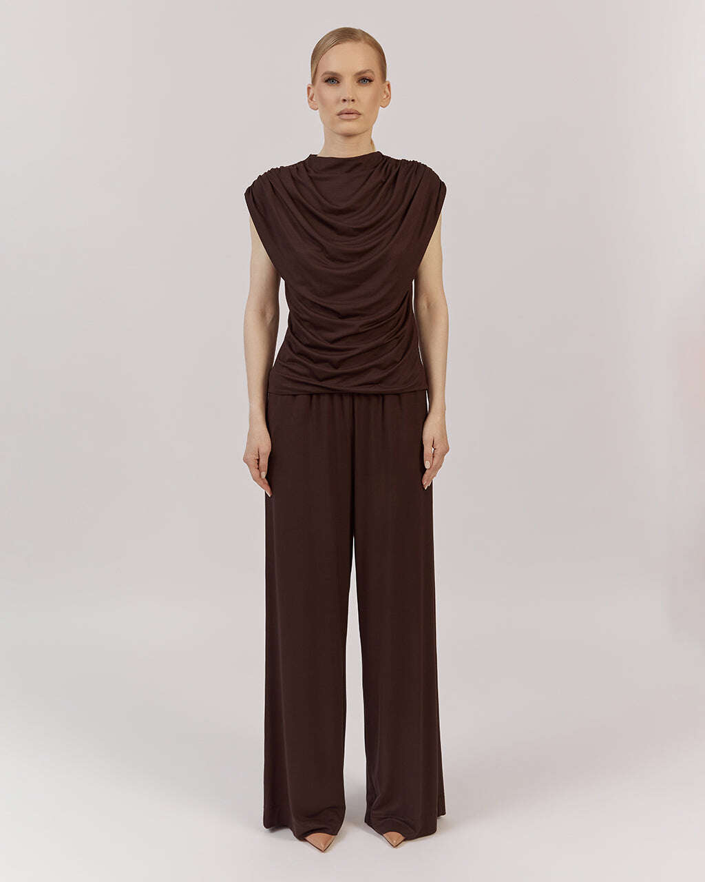 WIDE LONG VISCOSE TROUSERS |ULMA Nolo Store