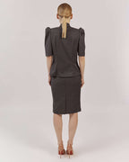 STRAIGHT MIDI  SKIRT |NINA Nolo Store