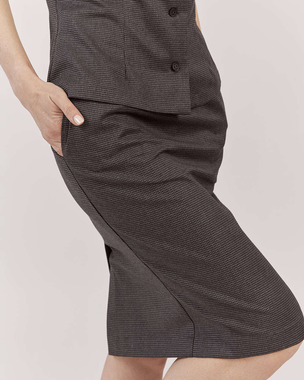 STRAIGHT MIDI  SKIRT |NINA Nolo Store