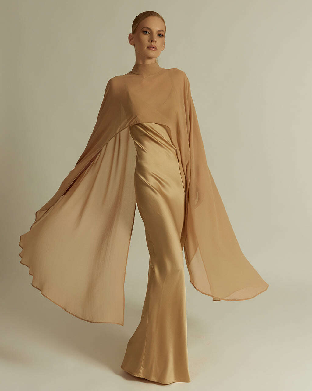 SATIN-FINISH DRESS WITH VISCOSE|JADORE Nolo Store