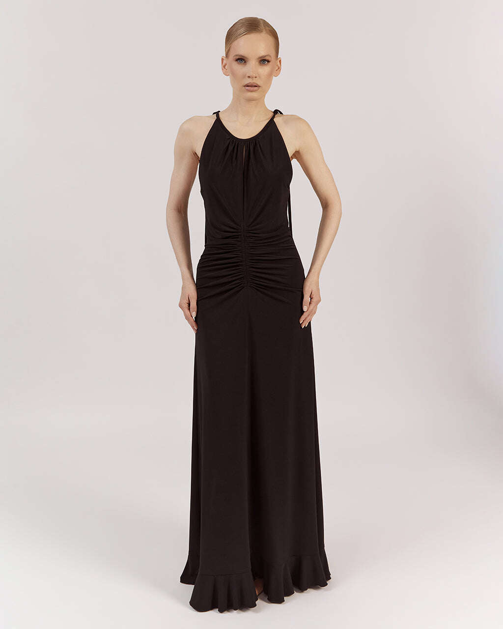 MAXI DRESS WITH REFINED DESING |IZABELLA Nolo Store