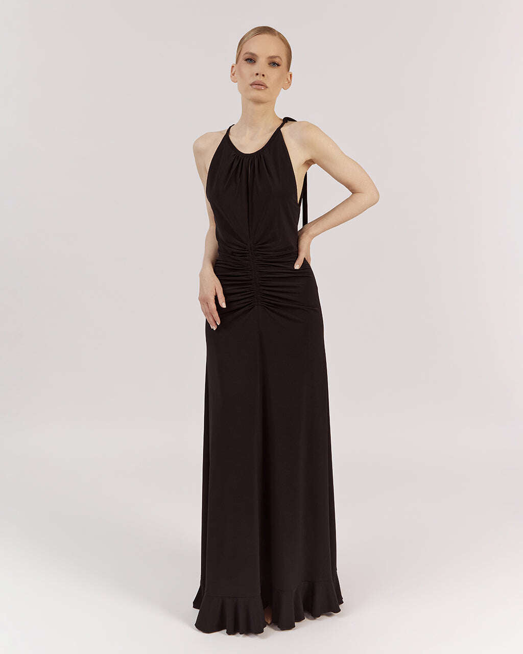 MAXI DRESS WITH REFINED DESING |IZABELLA Nolo Store