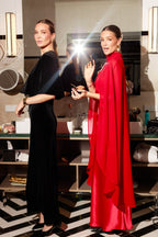 Maxi garuma satīna kleita|JADORE