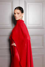 Maxi garuma satīna kleita|JADORE