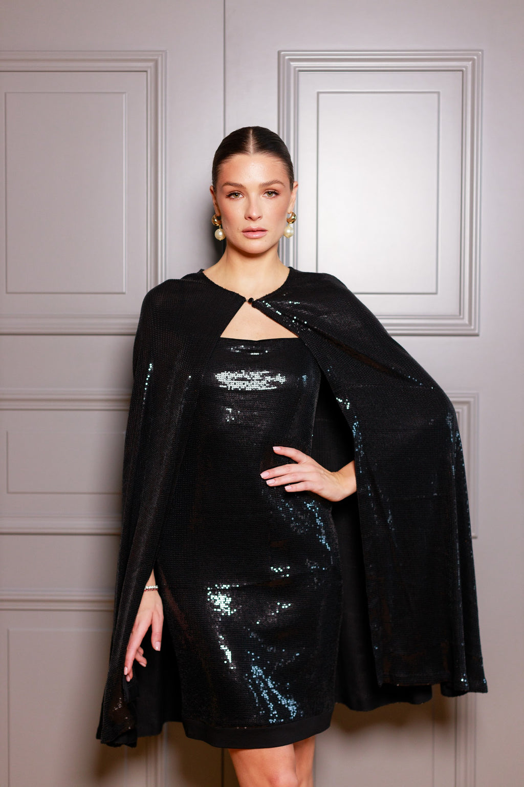 Mini garuma kleita ar fliteriem | MIDORI