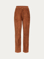 Brown velvet pants | TORU