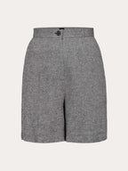 Classic Bermuda shorts with pleats and belt | EMIKOY Nolo Store