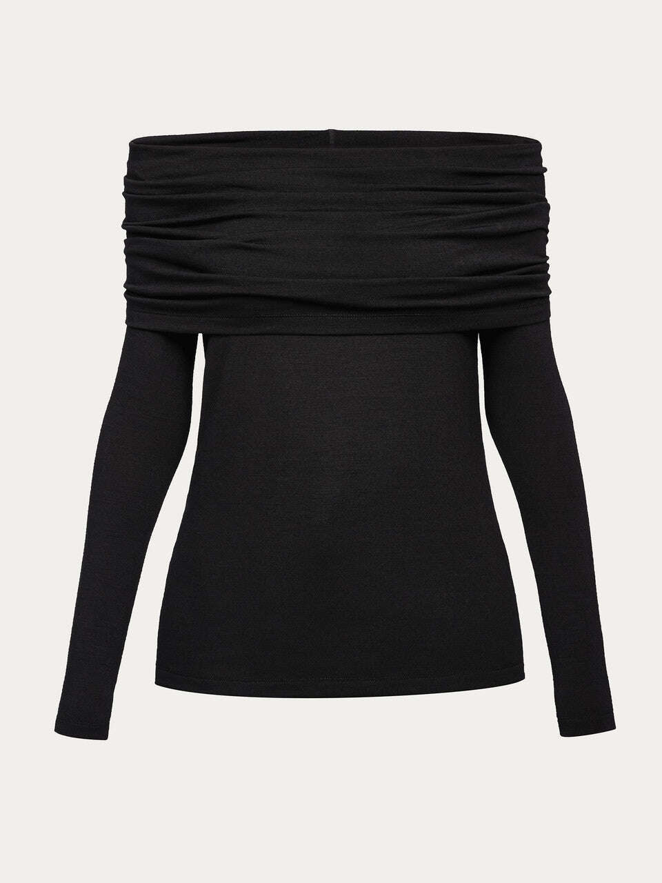 Black top with exposed shoulders | EYKA Nolo Store