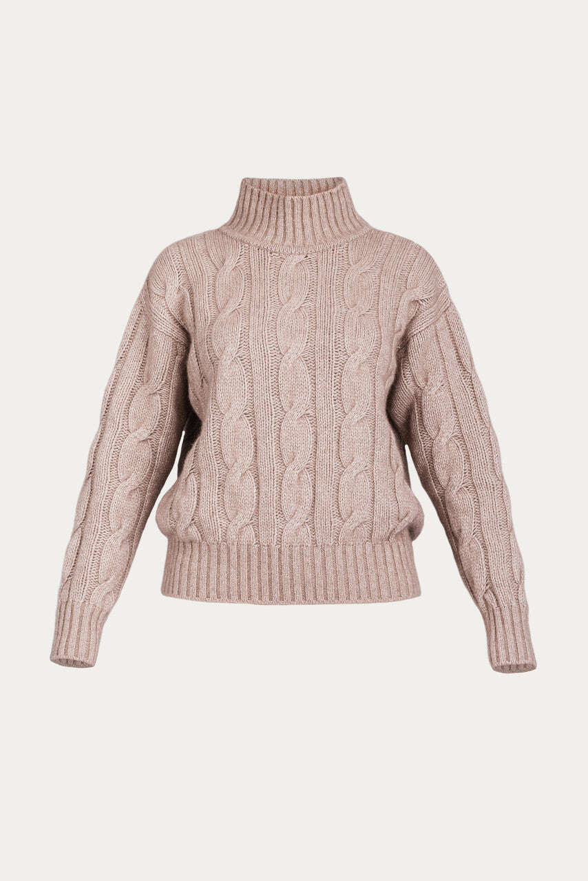 Warm cashmere sweater with pineapples | YUUNE Nolo Store