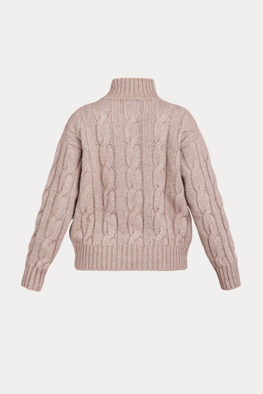 Warm cashmere sweater with pineapples | YUUNE Nolo Store