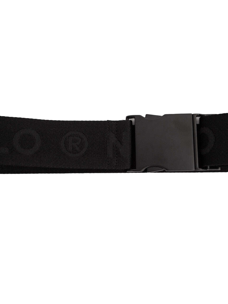 Black Adjustable Ribbon Belt With Metal Buckle | NOLO R Nolo Store