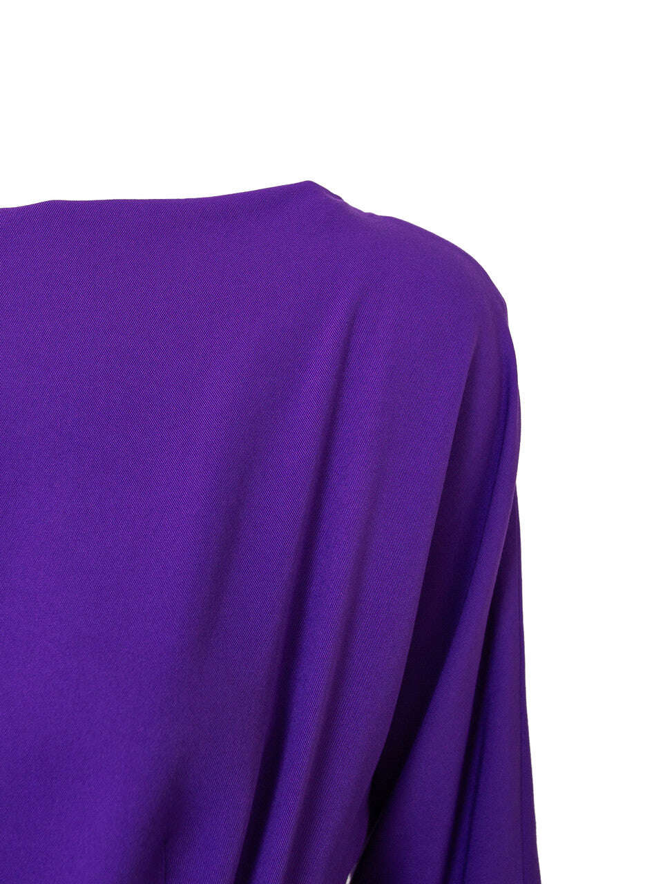 Violet Midi Dress With Frill Detail | NYOKO Nolo Store