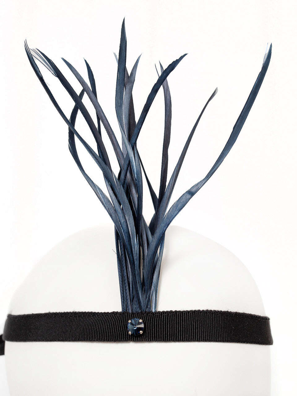 Blue Feather Headband Hair Accessory | INDI Nolo Store