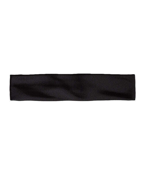 Black Satin Headband Hair Accessory | HIMARI Nolo Store