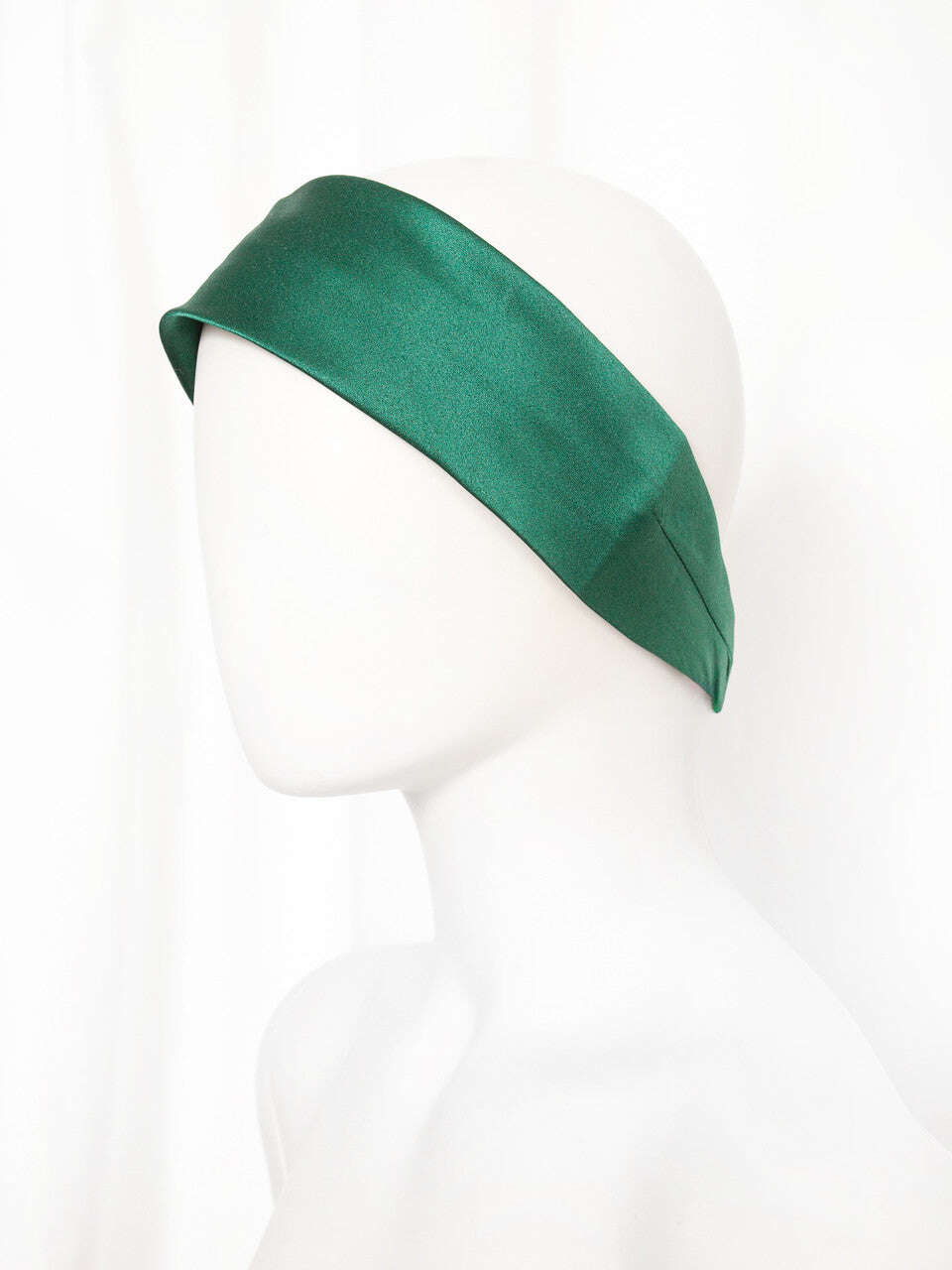 Emerald Satin Headband Hair Accessory | HIMARI Nolo Store