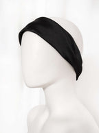 Black Satin Headband Hair Accessory | HIMARI Nolo Store