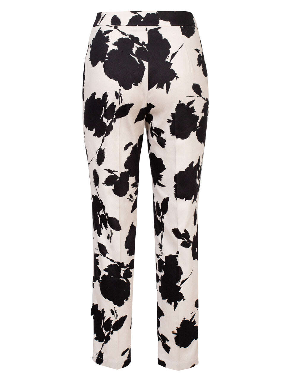 Abstract Printed Tapered Suit Cotton Trousers | LILYA Nolo Store